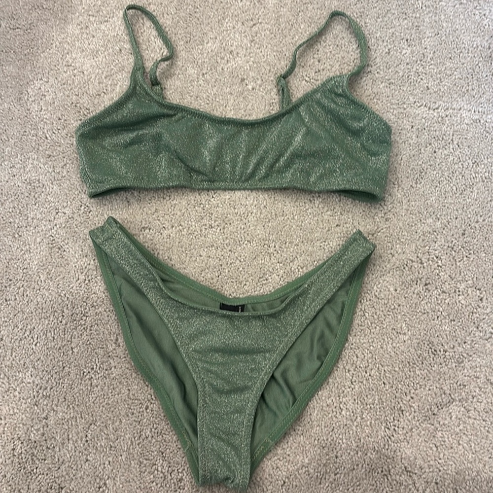 Triangl Green Sparkle Bikini